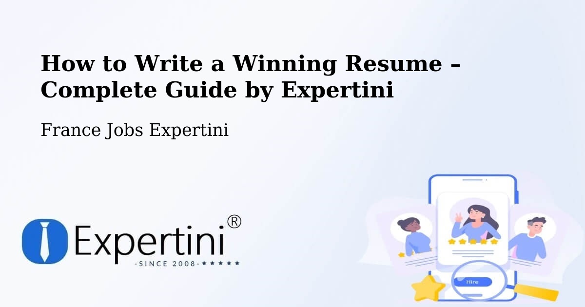Resume Writing Guide for Job Seekers – Olivet - Olivet, France Jobs Expertini